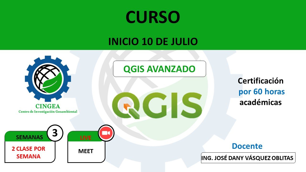 Curso Qgis Avanzado – en vivo